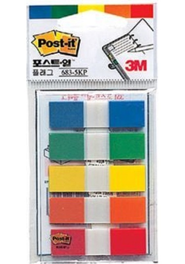 3M 683-5Kp İndex Postit 5 Renkli