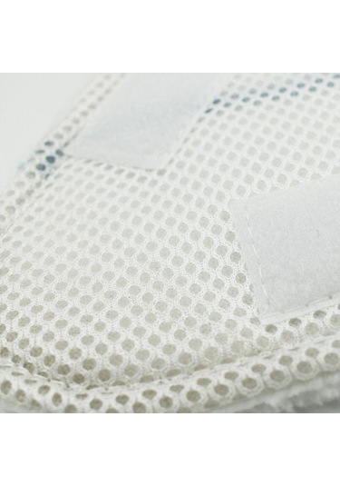 Kangvka 2 Adet Mikrofiber Buhar Temizleyici Yerine Geçici Mop Başlığı, Yıkama Uygun, Üçgen Tipi Beyaz - Mavi