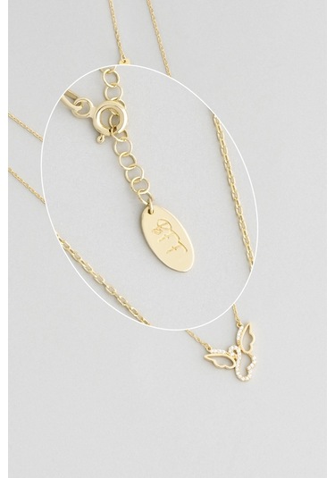 vefalı Bff 18 Ayar Sarı Altın Kaplama 48 Cm Gümüş Arkadaş Kolyesi