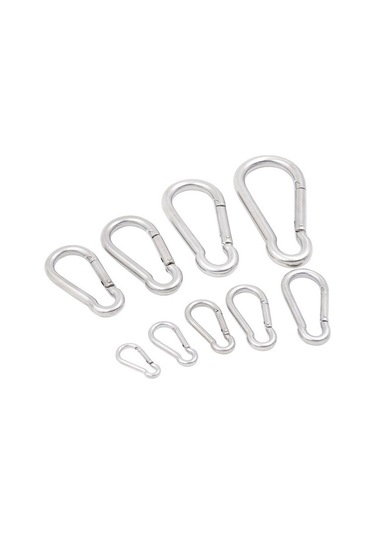 Geçmeli Yapış Kanca Karabina Yaylı 6 Mm - 6 Cm