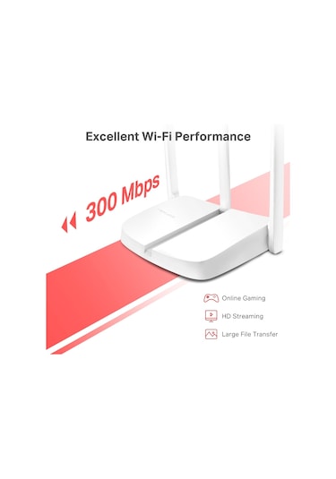 Mercusys MW306R 4 Port 300 Mbps Multi-Mode WiFi Router