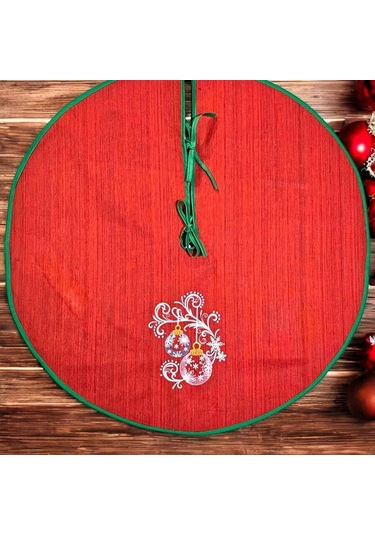 Yılbaşı Büyüsü Nakışlı Çam Ağacı Örtüsü