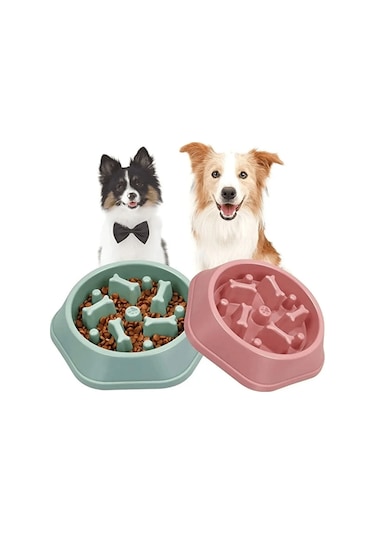 Pribor Kedi Köpek Yavaş Yeme Mama Kabı
