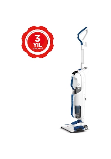 Polti Vaporetto Clean 3 Buharlı Tabancası Ayrılabilen 3 in 1 Siklonik Vakumlu Dik Süpürge