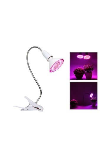 Ximistore9 Bitki Büyütme Led Lambası, Tam Spektrumlu İç Mekan Çok Yönlü Aydınlatma, 40cm Esnek Hortumlu