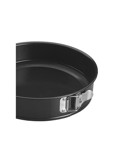Metaltex Superior Kelepçeli Pasta Kek Kalıbı - 26 Cm Siyah