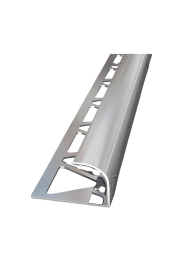 12 Mm Alm. Seramik Dış Köşe Profili Parlak Gri 2.7m Boy