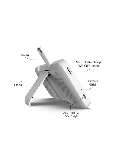 Xenon Smart Dijital Monitörlü 5" LCD Akıllı Bebek Kamerası