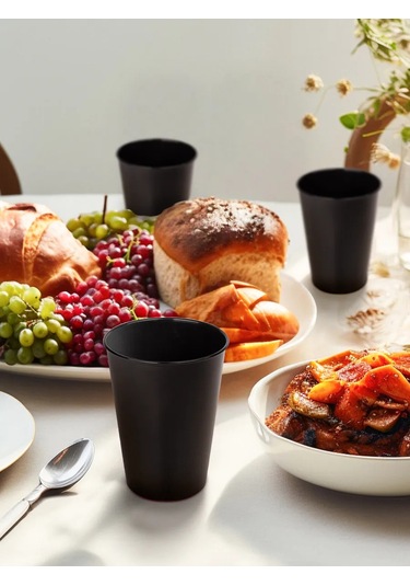 Gred Plastik Çok Kullanımlık Bardaklar 20'l 435343949 Siyah