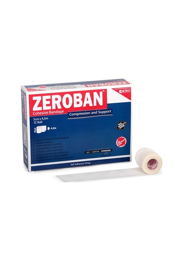Zeroban Bandaj 5 CM x 4.5 M Beyaz