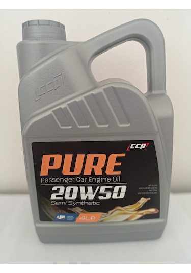 Ccp Pure Semi Synhetic 20W-50 Motor Yağı 4 L