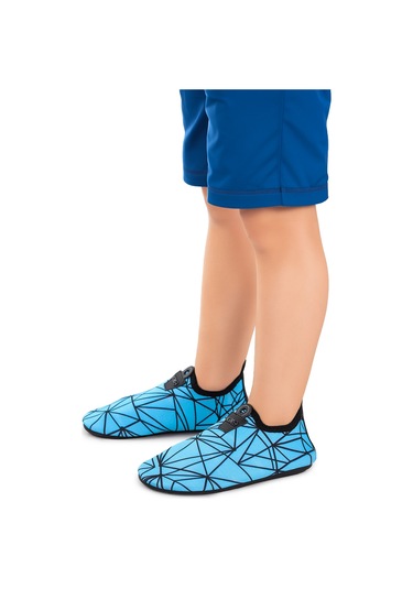 Kiko Kids Prizma Havuz Plaj Erkek Çocuk Deniz Ayakkabısı 7515 Mavi - Siyah Mavi - Siyah