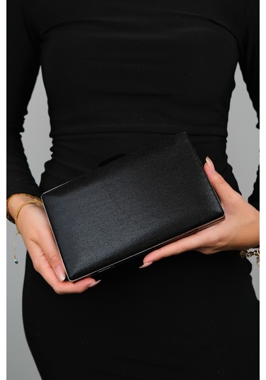 Luvishoes Toronto Siyah Sıvama Kadın Abiye Çanta Çok Renkli