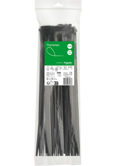 Schneider Electric Imt46423 370x4,8 Siyah Kablo Bağı Klips 100'lü Paket