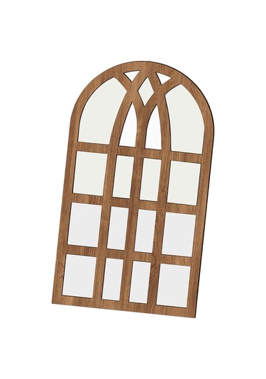 Suntek Kemerli Bölmesi Ayna Duvara Monte Dekoratif Akrilik Camı Kahverengi