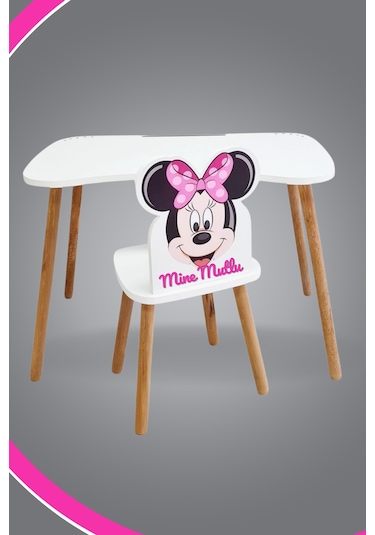 Çocuk Ders Çalışma Masa Takımı 4-12 Yaş Beyaz