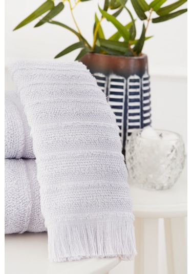 Sadem Organik Linden Havlu 30x50 Cm Açık Gri