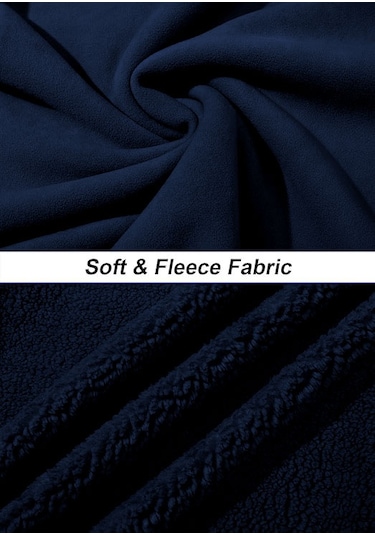 Oversize Peluş Sweatshirt Erkek Polar Sweatshirt Erkek Sweatshirt Oversıze-peluss Lacivert