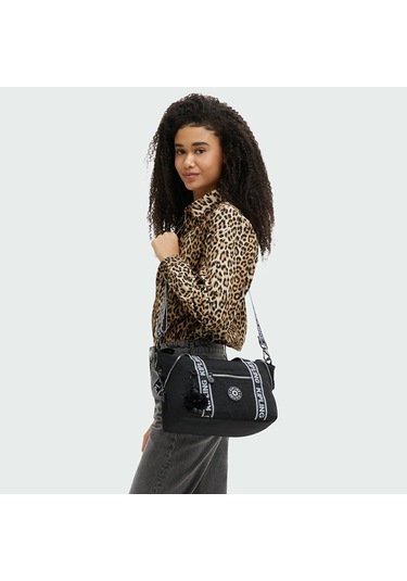 Kıplıng Art Mini Küçük Boy Omuz Çantası Siyah Glorıous Sılver Siyah