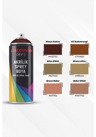 Caldini Bronz Bakır Sprey Boya