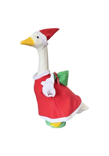 Suntek Porch Goose Kıyafetleri Yılbaşı Dekorasyonu Çim Dış