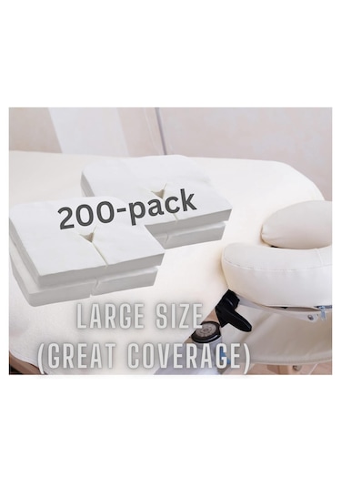 Suntek 200 Parça Masaj Kafalık Kapakları Spa Yatağı