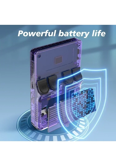 En İyi R36s R36h Retro El Video Oyun Konsolu Linux Sistemi 3.5 Inç Ips Ekran R36s Purple-64g