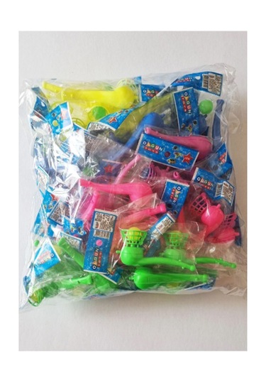 Pipo Şeklinde Havalanan Uçan Top 50 Adet Üflemeli Top Nefes Açıcı