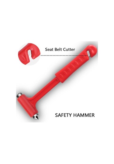 Trendooze Taşınabilir Mini Kırıcı Kesici Kemeri Kaçış Kaçış Fonksiyonlu Emniyet Emniyet Çok Çekiç Cam Araçları Araba Araba Aksesuarları Acil Jf