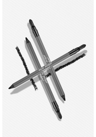 Alix Avien Uzun Süre Kalıcı Suya Dayanıklı Bulaşmayan Siyah Göz Kalemi Smoky Eye Pencil Pencil Black