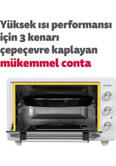 Simfer 4242 Yoğurt Fonksiyonlu Turbo 42 LT Midi Fırın