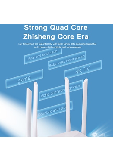 Sones Asya B1/3/5/7/8/38/40/41 4g Kablosuz Cpe Yönlendirici Eklenti Mobil Wifi, Ab Fişi