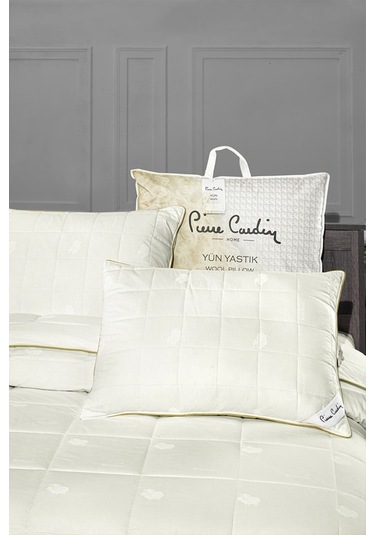 Pierre Cardin 800 G Yün Yastık Beyaz 50 x 70 CM