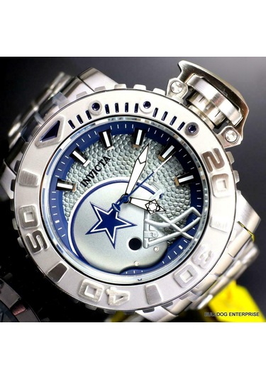 Invicta Sea Hunter Gen II NFL Dallas Cowboys 70mm Steel Automatic Watch New