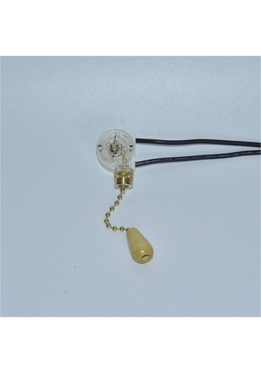 Duvar Lambası Aksesuarları İçin Çeken Zincir Anahtarı Parçaları Tavan Fanı Başucu Lambası Renk: Altın Altın