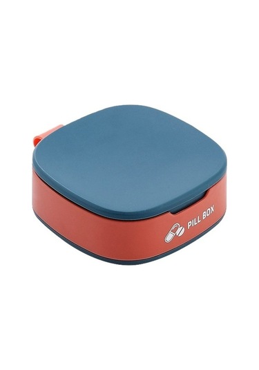 Fastbuy Mini Hap Kutusu - Küçük Taşınabilir Kılıf Mavi, Luckystar1 Tasarım Mavi