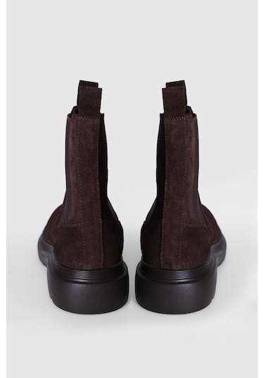 Lufian Nelson Erkek Deri Bot Kahverengi Kahverengi 112230216100400 Kahverengi