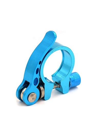 Fochsia Gümüş Tarzı Alüminyum Ultrahafif Sele Boru Kelepçesi - 31,8 Mm, Kadın Yol Bisikleti A Modeli Altın