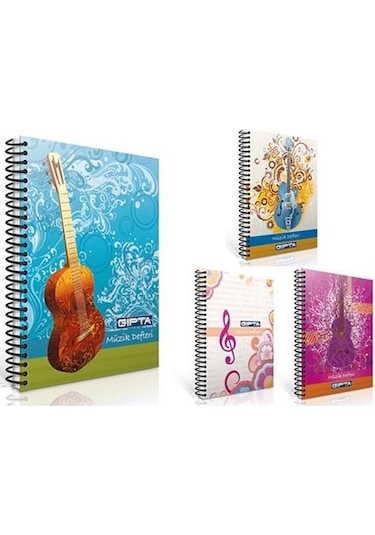 Gıpta A4 Spiralli Müzik Defteri 40 Yp.