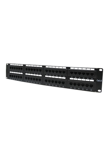 Codegen Cat6 1U 48 Port Modüler Dolu Patch Panel Cod648