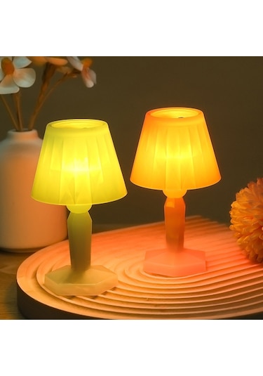 Sones Led Elektronik Işık Ortam Şekeri Küçük Masa Lambası Dekoratif Gece Işıkları Çok Renkli