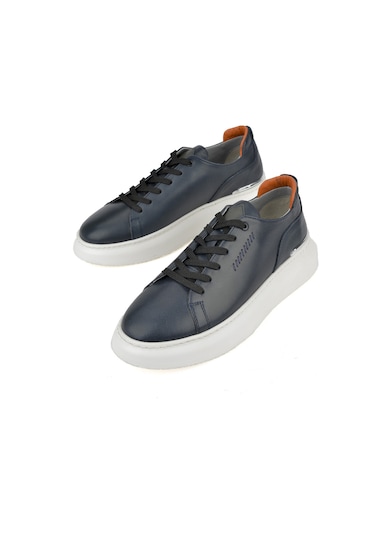 Ziya, Erkek Hakiki Deri Sneaker 151987z024 Lacivert 151987z024 200 Lacivert