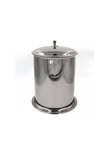 Lider Çöp Kovası Füme Paslanmaz Çelik 5 Litre Füme