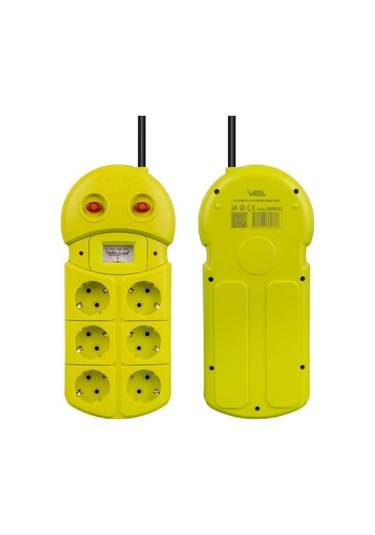 Vea Ve-970b 1.5 Metre 6'lı Akım Korumalı Grup Priz