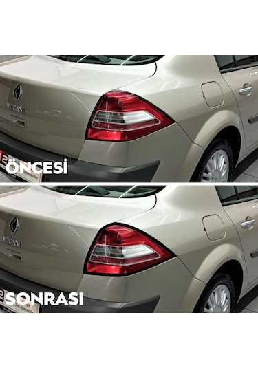 Renault Megane 2 Stop Çerçevesi Sticker / MAT SİYAH