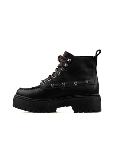 Timberland Stone Street Mid Lace Up Boot Kadın Günlük Bot Tb0a27yzw021 Siyah Siyah