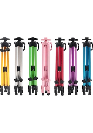 Lüx Titanium Metal Tripod Şövale Metalik Mavi