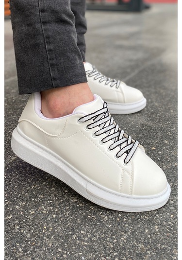 Luis A Costa Lc107 Beyaz Bağcıklı Erkek Ayakkabı Renkli