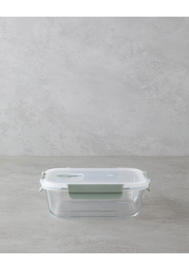 English Home Mila Borosilikat Saklama Kabı 1040 Ml Yeşil Yeşil