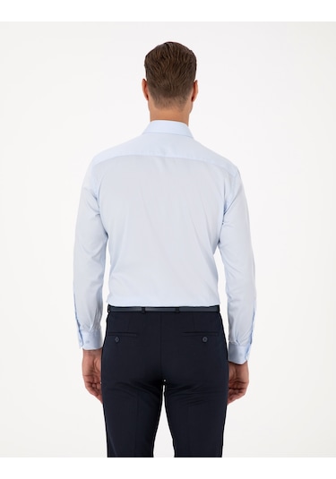 Pierre Cardin Erkek Açık Mavi Gömlek Basic 50313177-vr003 Açık Mavi
